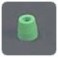 Ferrules ETFE vert pour tube de 1,8mm OD (10 par boîte)