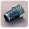 Ecrous PEEK rouge de grand diamètre pour tube de 1/4" OD et ferrules ETFE naturel (10 par boîte)
