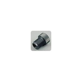 Ecrous PEEK noir de grand diamètre pour tube de 1/4" OD et ferrules ETFE naturel (10 par boîte)