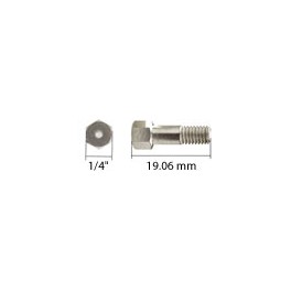 Ecrous long type VALCO en acier inoxydable pour tube de diamètre extérieur de 1/16" (5 par boîte) Ecrous long type VALCO en acier inoxydable pour tube de diamètre extérieur de 1/16" (5 par boîte)