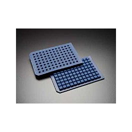 Tapis bleu en silicone - puit carré (lot de 5) Tapis bleu en silicone - puit carré (lot de 5)