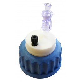 Bouchon de sécurité GL45 avec 1 sortie (1/8" ou 1/16") + 1 soupape (Validité : 1 an) Bouchon de sécurité GL45 avec 1 sortie (1/8" ou 1/16") + 1 soupape (Validité : 1 an)