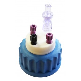 Bouchon de sécurité GL45 avec 3 sorties (1/8" ou 1/16") + 1 soupape (Validité : 1 an) Bouchon de sécurité GL45 avec 3 sorties (1/8" ou 1/16") + 1 soupape (Validité : 1 an)