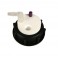 Bouchon de sécurité poubelle S60 avec 1 entrée (1/8" ou 1/16") + 1 filetage pour cartouche de charbon actif + 1 leak (6-9mm)