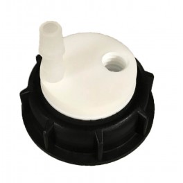Bouchon de sécurité poubelle S90 avec 1 filetage pour cartouche de charbon actif + 1 leak (6-9mm) Bouchon de sécurité poubelle S90 avec 1 filetage pour cartouche de charbon actif + 1 leak (6-9mm)