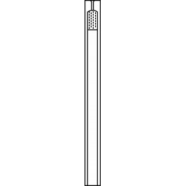 Liner SGE pour Agilent - Liner avec simple restriction et laine de Quartz Split/Splitless Liner SGE pour Agilent - Liner avec simple restriction et laine de Quartz Split/Splitless