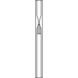 Liner SGE pour Agilent - Liner avec rétrecissement et laine de Quartz Split/Splitless Liner SGE pour Agilent - Liner avec rétrecissement et laine de Quartz Split/Splitless