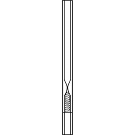 Liner SGE pour Shimadzu - Liner avec rétrecissement et laine de Quartz Split/Splitless