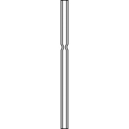 Liner SGE pour Shimadzu - Liner avec rétrecissement au milieu Split/Splitless
