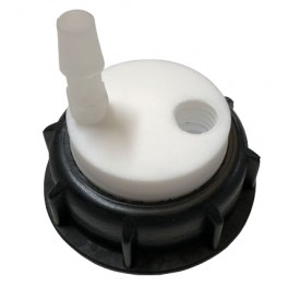 Bouchon de sécurité poubelle S60 avec 1 filetage pour cartouche de charbon actif + 1 leak (6-9mm) Bouchon de sécurité poubelle S60 avec 1 filetage pour cartouche de charbon actif + 1 leak (6-9mm)