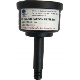 Cartouche de charbon actif de 50 gr (validité : 6 mois) Cartouche de charbon actif de 50 gr (validité : 6 mois)